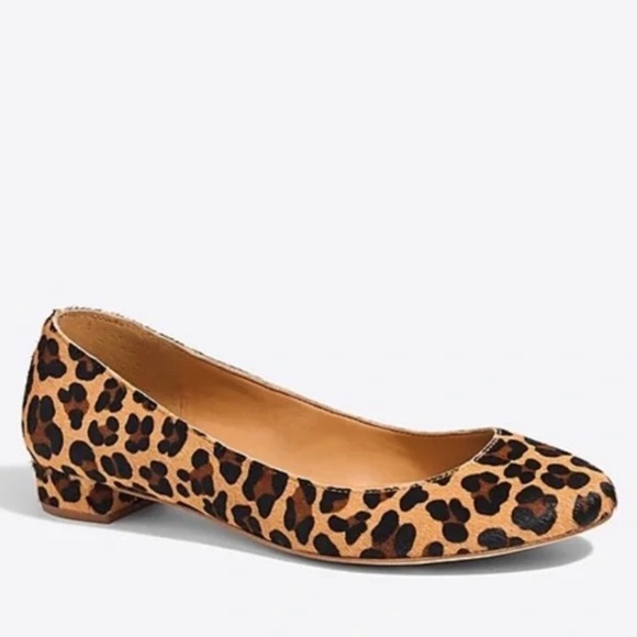 NEW J. Crew Lily calf hair covered-heel flats - Picture 2 of 8